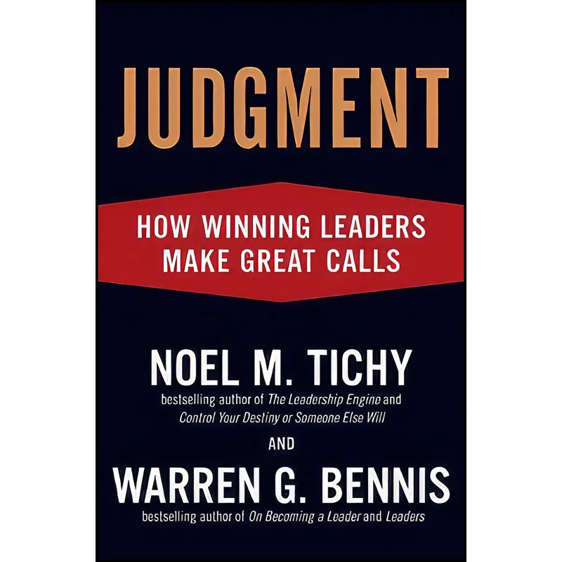 کتاب Judgment اثر Noel M. Tichy and Warren G. Bennis انتشارات Portfolio Hardcover