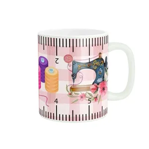 ماگ طرح وسایل خیاطی کد M208