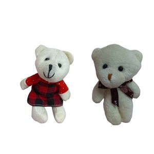 آویز عروسکی مدل خرس پولیشی فانتزی مجموعه دو عددی