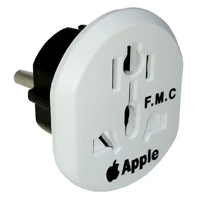 مبدل برق سه به دو طرح اپل مدل KT-168 بسته 3 عددی