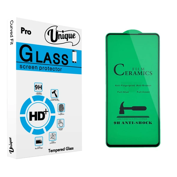 محافظ صفحه نمایش سرامیکی يونيک مدل +Clear مناسب برای گوشی موبایل سامسونگ Galaxy A71
