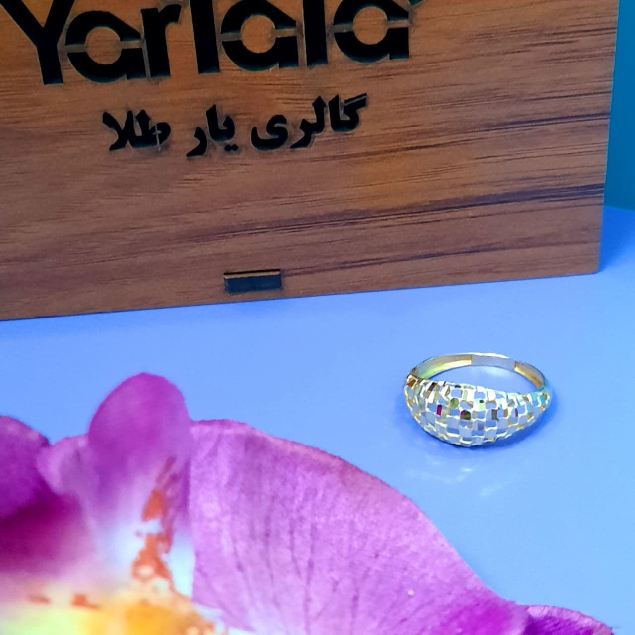 انگشتر طلا 18 عیار زنانه گالری یارطلا مدل فیوژن کد ANF12 انگشتر طلا 18 عیار زنانه گالری یارطلا مدل فیوژن کد ANF12