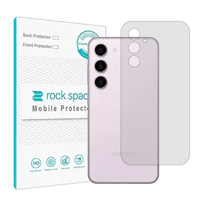 Rock space HyGEL model transparent phone back protector suitable for Samsung Galaxy S23 mobile phone