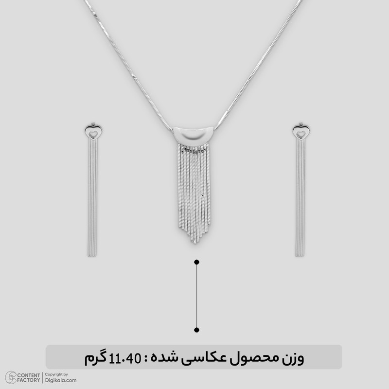 نیم ست طلا 18 عیار زنانه گلدم مدل H553010