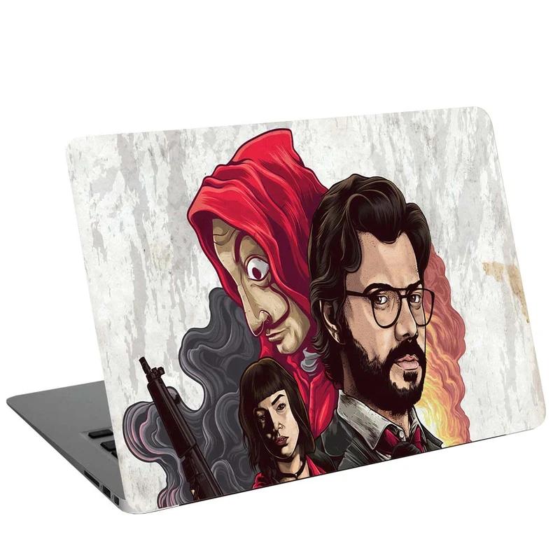 استیکر لپ تاپ طرح money heist کد G-1208 مناسب برای لپ تاپ 15.6 اینچ 