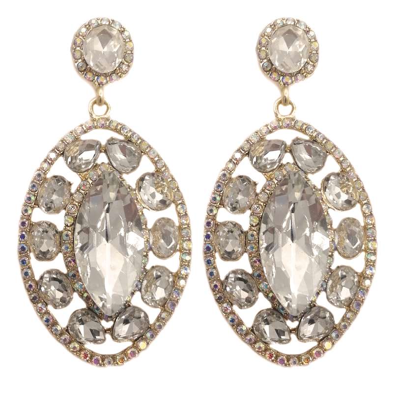گوشواره زنانه زارا مدل جواهری T32635