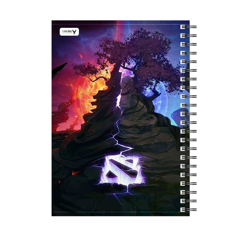 دفتر 120 برگ ویتادل طرح دوتا دو مدل 1