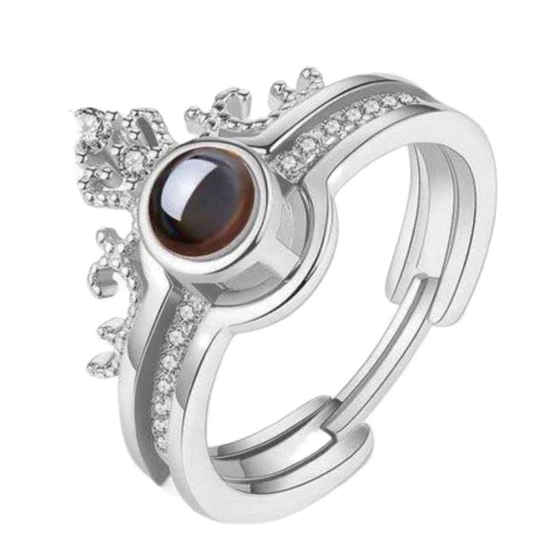 انگشتر زنانه مدل دوست دارم به صد زبان دنیا