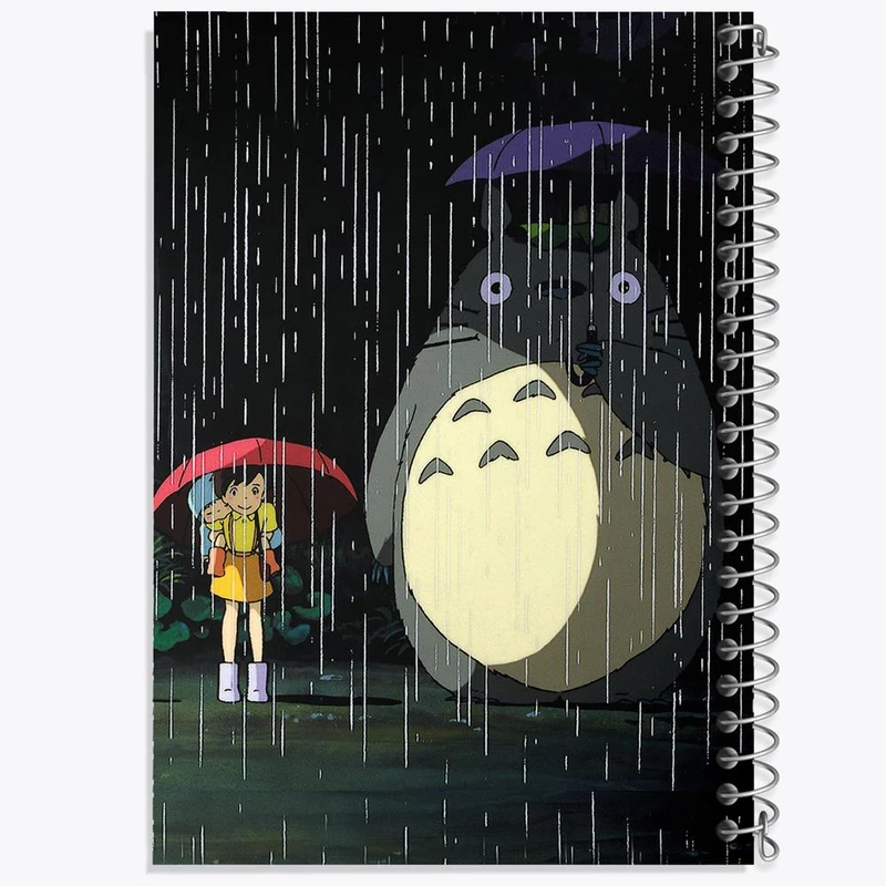 دفتر نقاشی 50 برگ خندالو مدل توتورو و ساتسوکی انیمه توتورو Totoro کد 12819