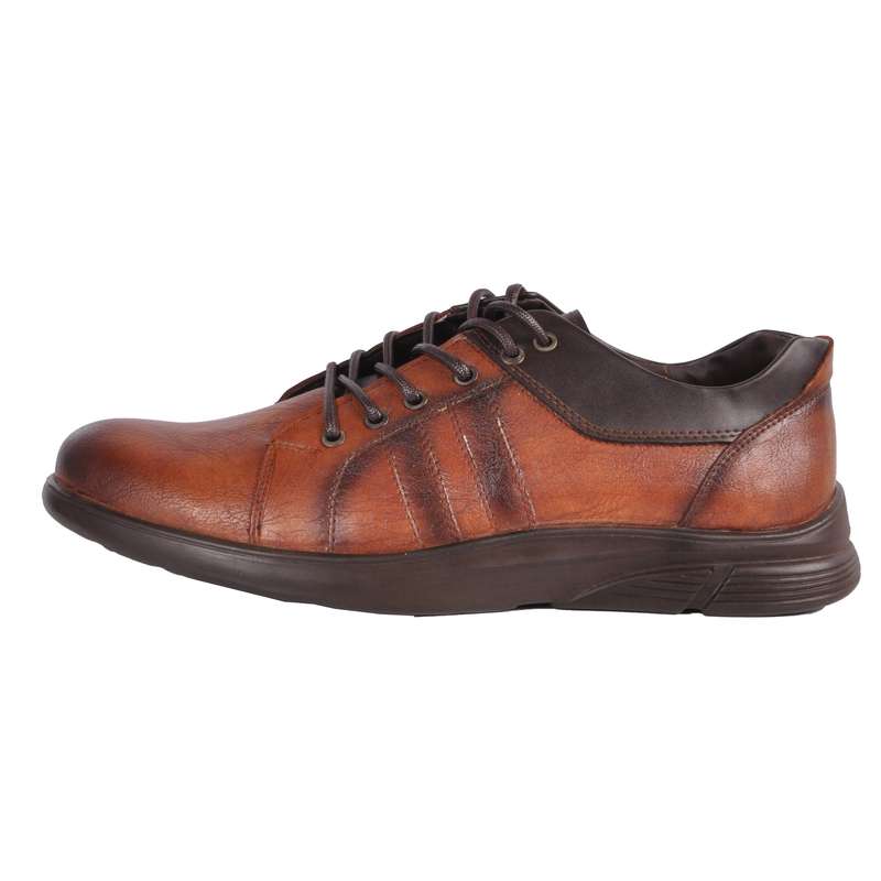 کفش روزمره مردانه مدل چرم طبیعی کد لئو 015