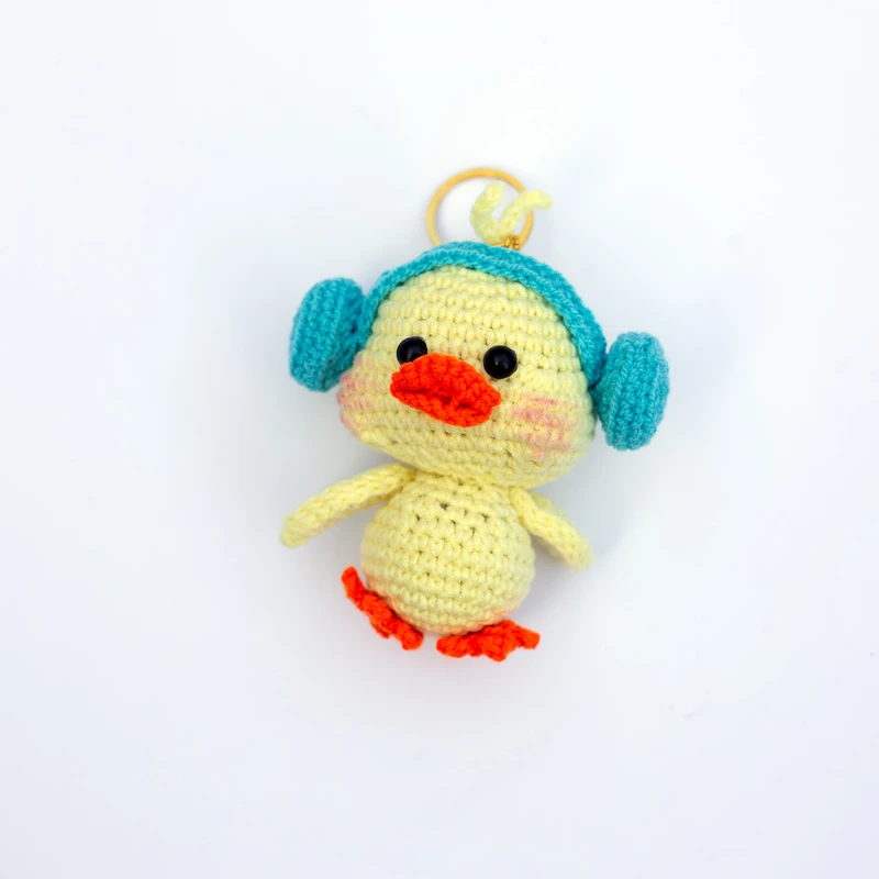 کلید آویز مدل اردک هدفون دار