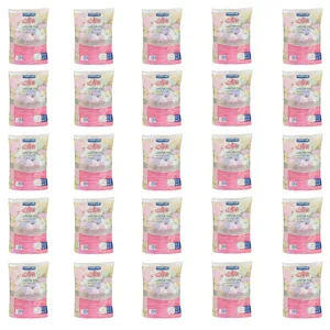 پنبه آرایشی پنبه هیدروفیل بوژان مدل  Colourful - 25 وزن 100 گرم مجموعه 25 عددی