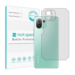 Transparent Rockspace HyGEL model phone back protector suitable for Xiaomi Mi 11 Lite 5G mobile phone