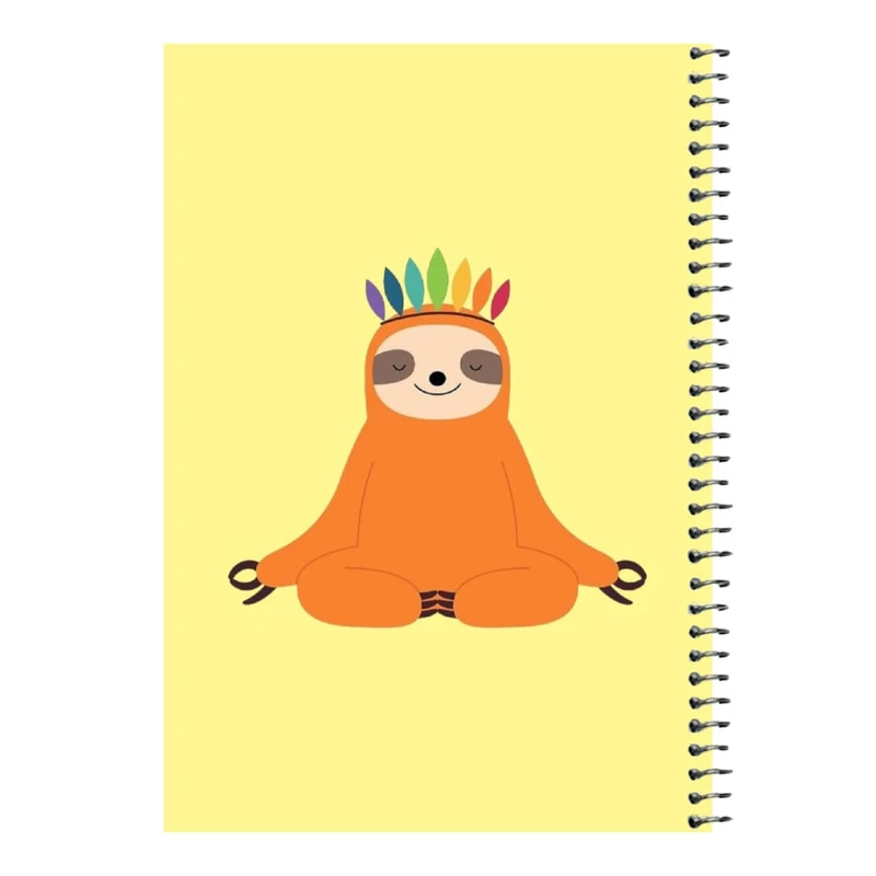 دفتر مشق 80 برگ اس جی مدل تنبل کد۱   