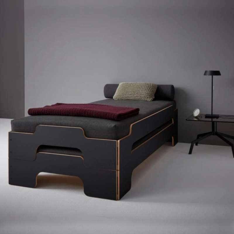 تخت خواب ام دی اف یک نفره مدل S-659 سایز 90×200 سانتی متر