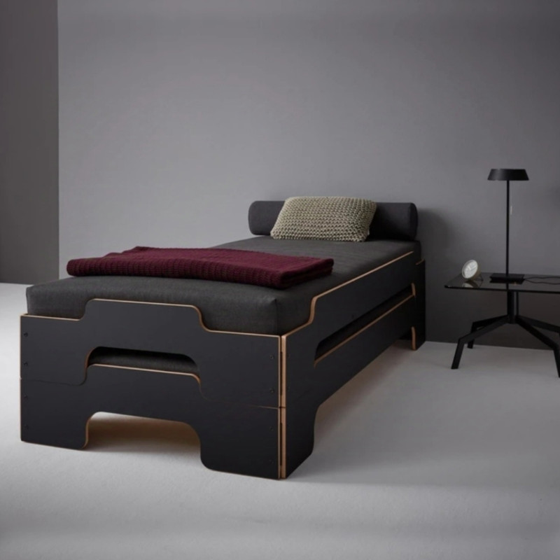 تخت خواب ام دی اف یک نفره مدل S-659 سایز 90×200 سانتی متر