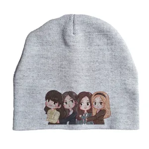 کلاه بافتنی مدل Black Pink 012