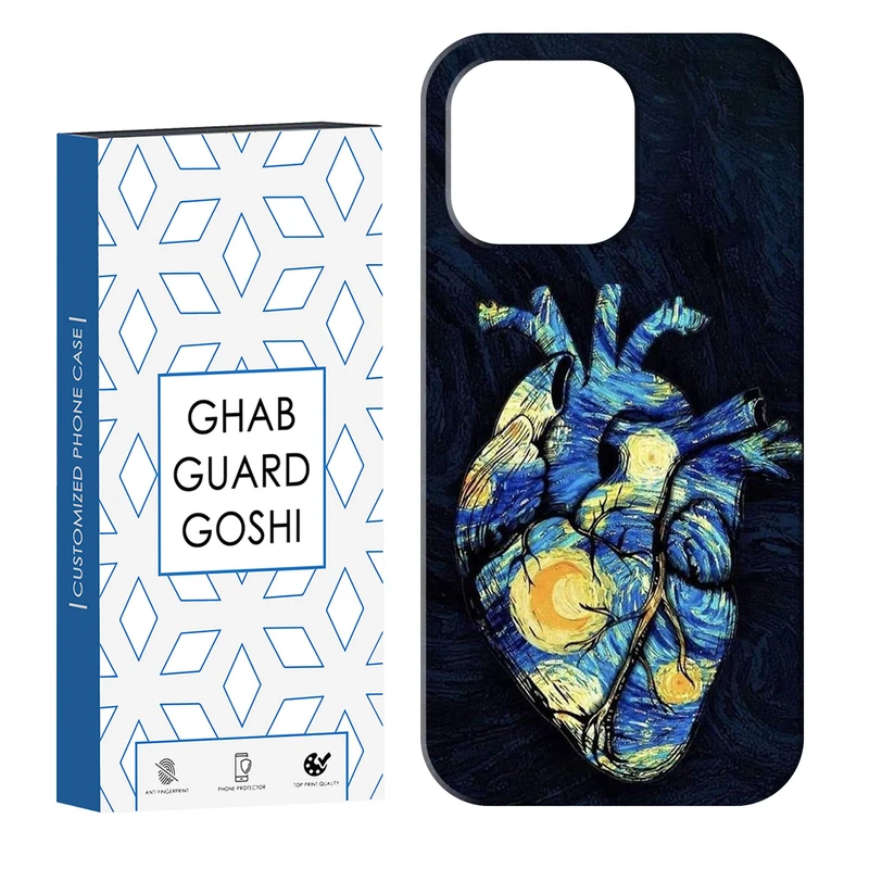 کاور قاب گارد گوشی طرح قلب ونگوک کد Dimo-679 مناسب برای گوشی موبایل اپل IPHONE 16 PRO   