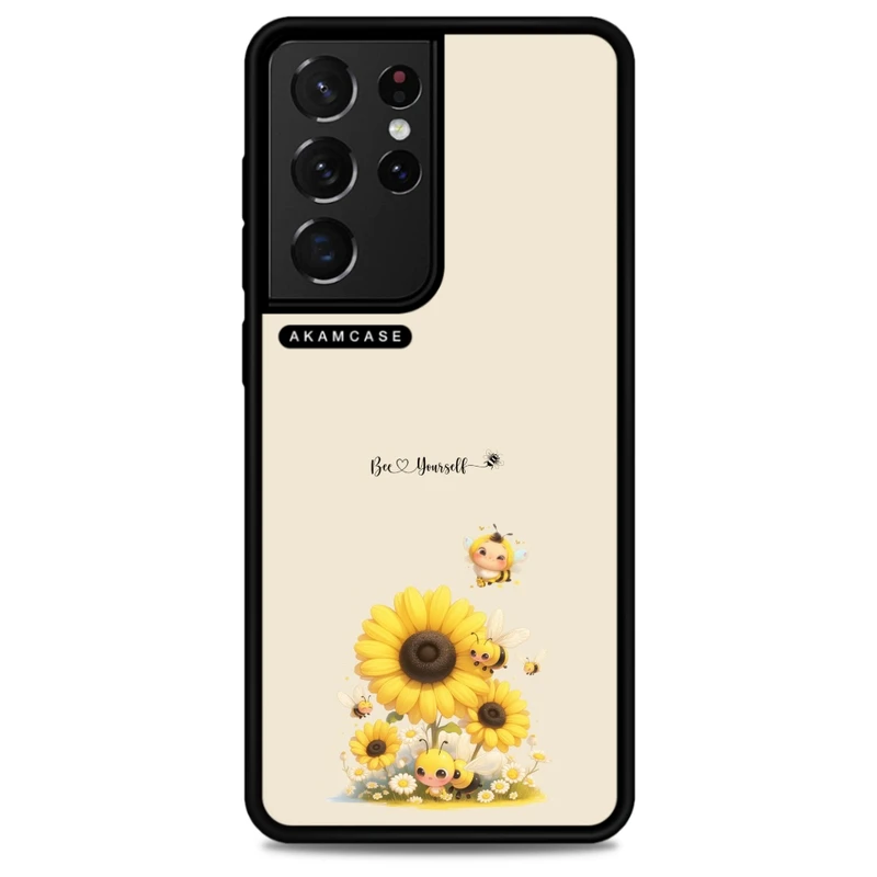 کاور آکام مدل AMC-WSGS21U-ANIMALS QOUTES-5 مناسب برای گوشی موبایل سامسونگ Galaxy S21 Ultra