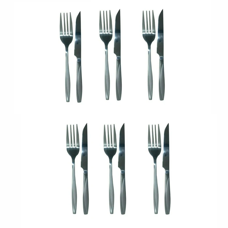 ست کارد و چنگال میوه خوری 12 پارچه کد RK01