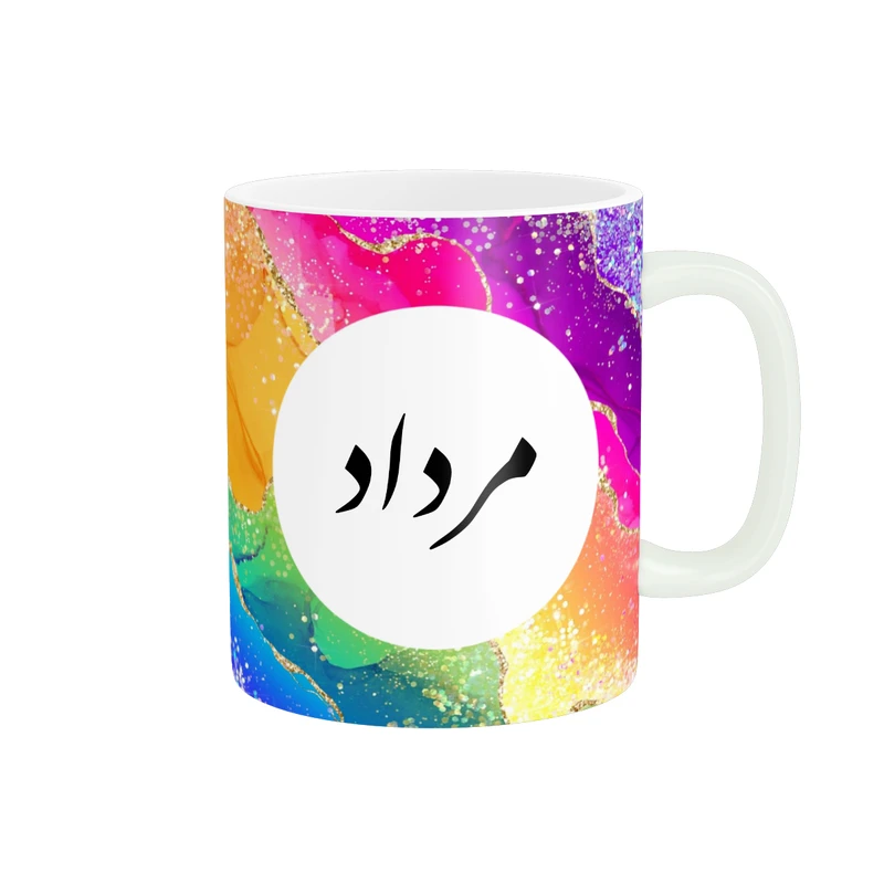 ماگ پاد آفرین مدل ماه تولد طرح ماه مرداد کادو تولد کد p11205