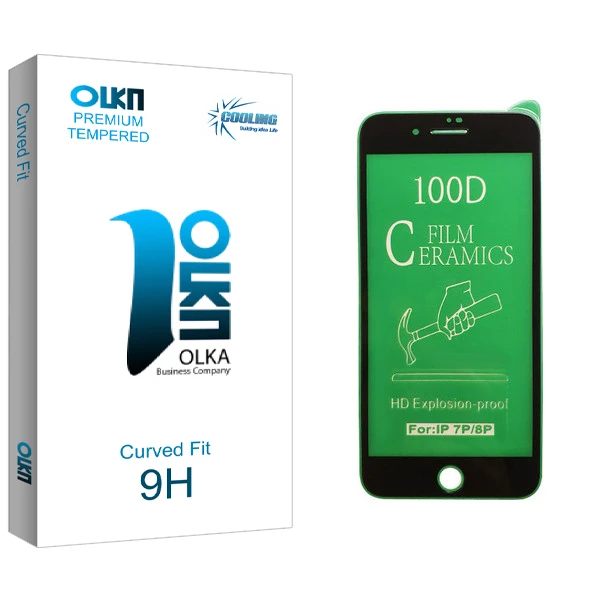 محافظ صفحه نمایش سرامیکی کولینگ مدل Olka glass مناسب برای گوشی موبایل اپل iPhone 7 Plus