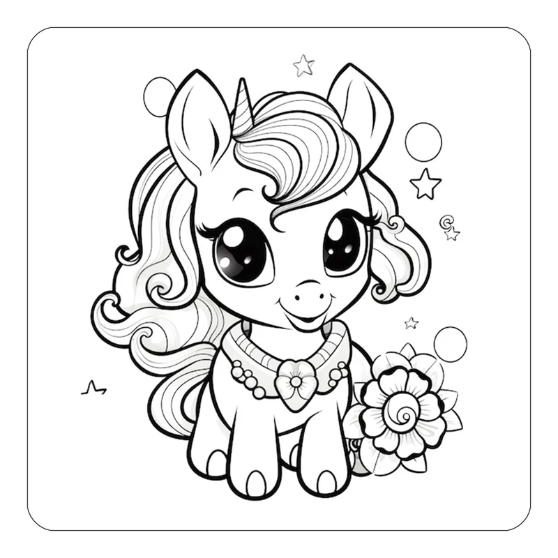 مگنت کاکتی طرح اسب تک شاخ و یونیکورن مدل mp30259