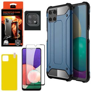 کاور کینگ کونگ مدل DIFNDER-II مناسب برای گوشی موبایل سامسونگ Galaxy A22 5G به همراه محافظ صفحه نمایش و محافظ پشت گوشی و محافظ لنز دوربین
