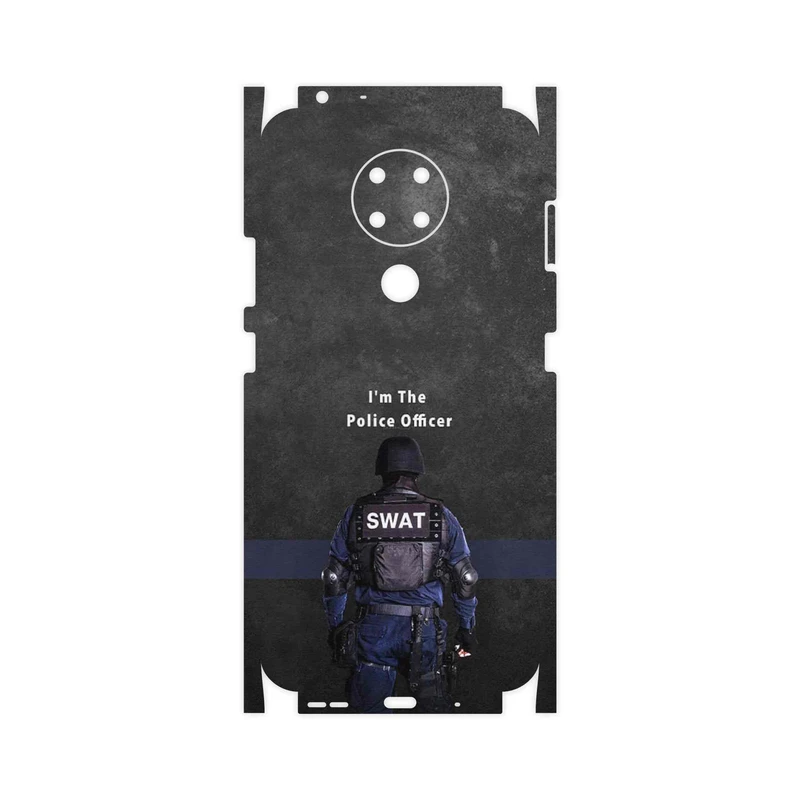 برچسب پوششی ماهوت مدل Police Officer-FullSkin مناسب برای گوشی موبایل نوکیا 3.4
