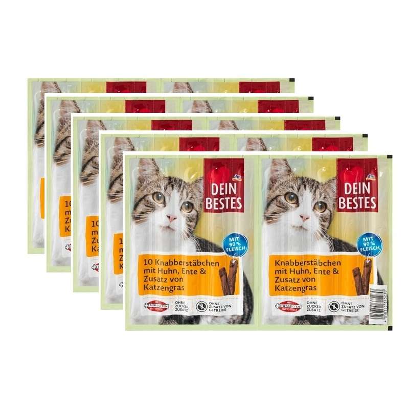 تشویقی  گربه دین بستس مدل 02 گوشت مرغ و اردک بسته 50 عددی