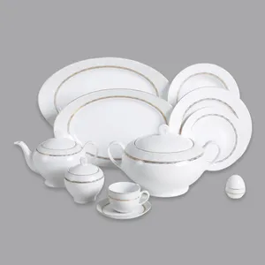 سرویس غذاخوری 102 پارچه 12 نفر چینی زرین ایران مدل Gift Top Grade