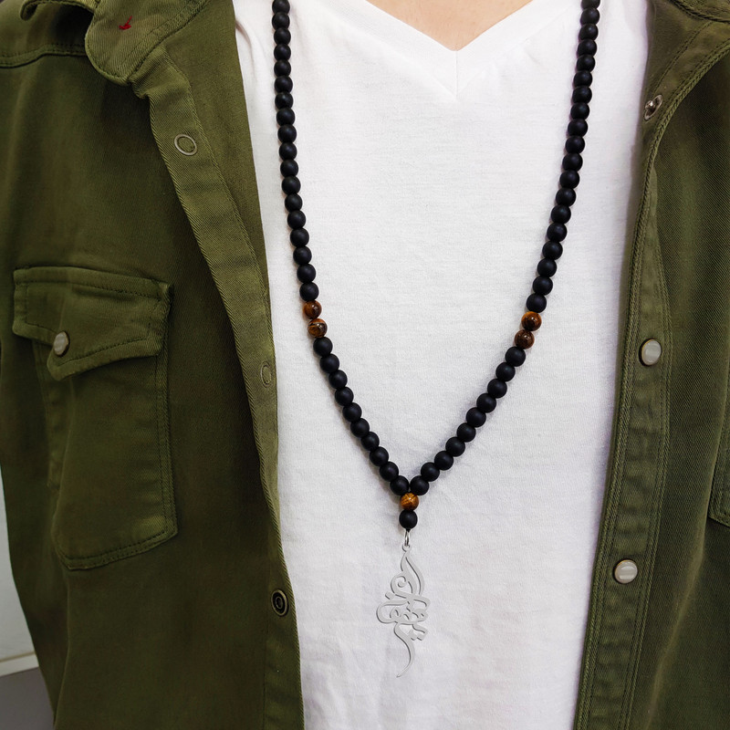 گردنبند نقره مردانه ترمه ۱ مدل یعقوب کد ma 2196 گردنبند نقره مردانه ترمه ۱ مدل یعقوب کد ma 2196