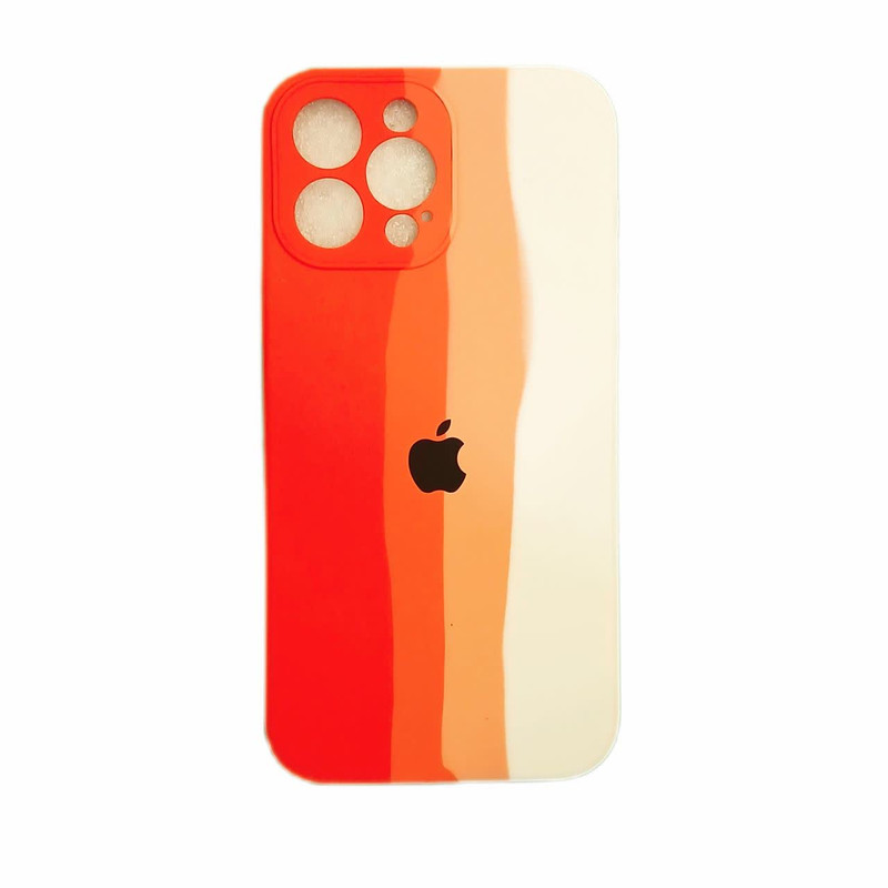 کاور مدل سیلیکونی طرح ابرنگی کد 07 مناسب برای گوشی موبایل اپل  iphone 13 pro max