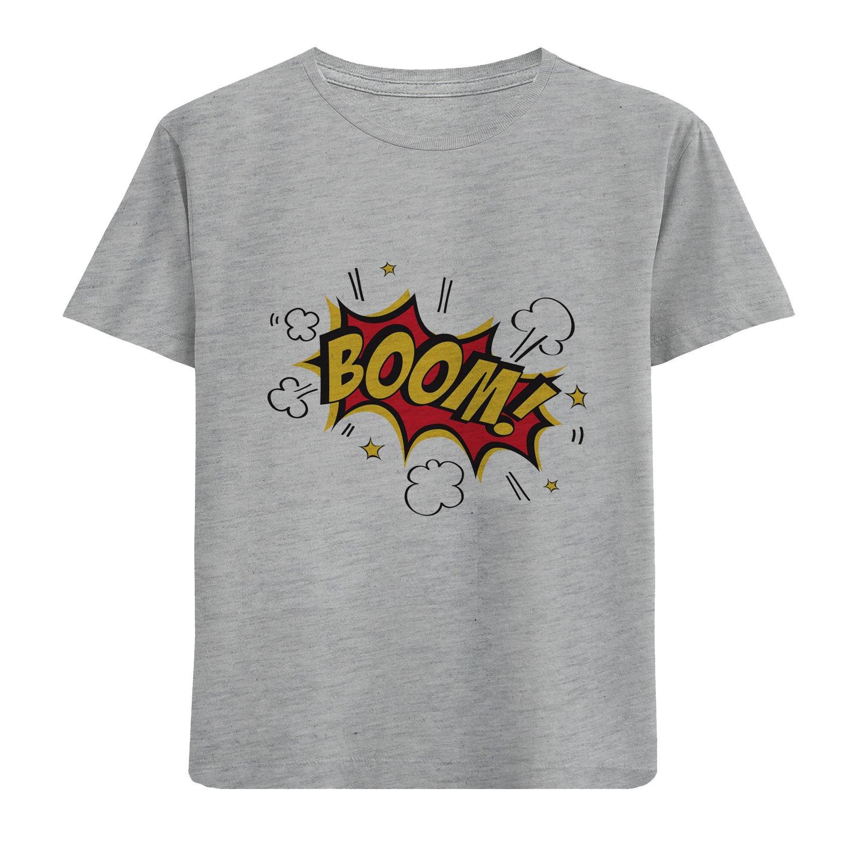 تی شرت آستین کوتاه پسرانه مدل D455 BOOM