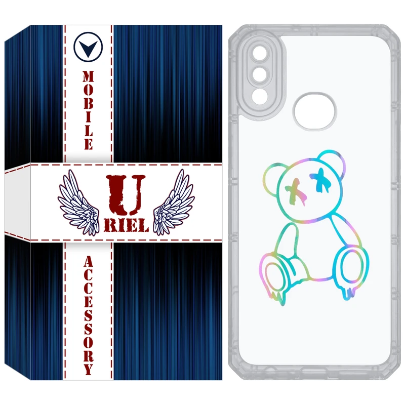 کاور یوریل مدل Clear کد 44 طرح خرس رنگی مناسب برای گوشی موبایل سامسونگ Galaxy A10S / M10S