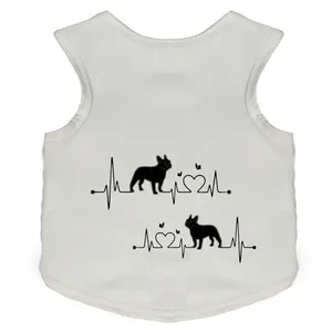 لباس سگ و گربه مدل نوار قلب کد Da 149S سایز XL