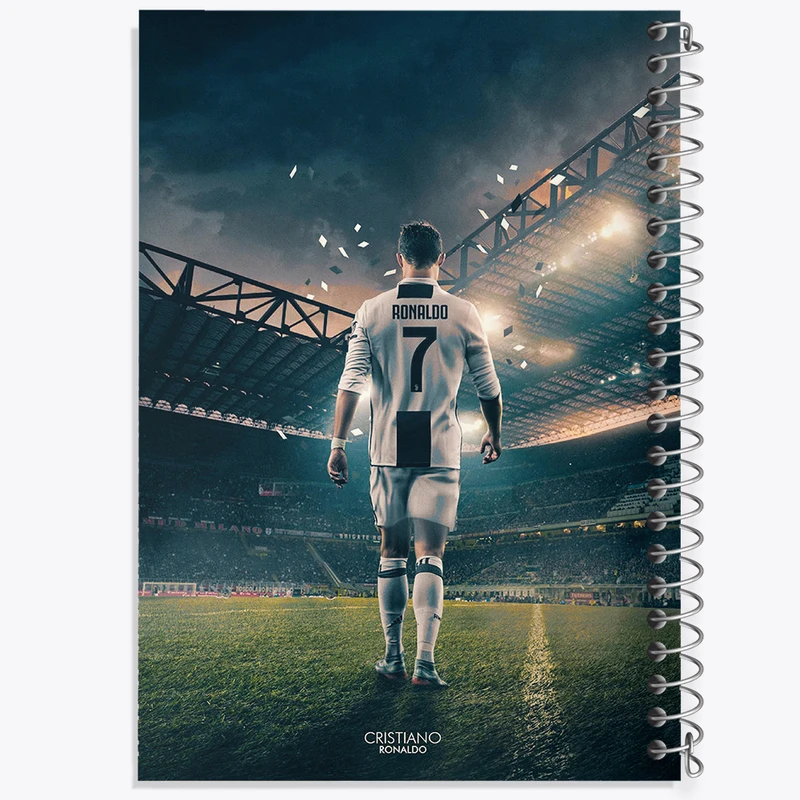 دفتر ژورنال نویسی 50 برگ خندالو مدل نقطه ای طرح کریستیانو رونالدو کد N50