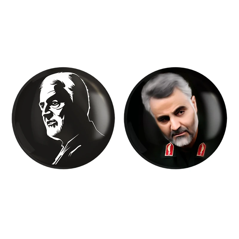 مگنت خندالو طرح سردار سلیمانی کد 26152619 مجموعه 2 عددی