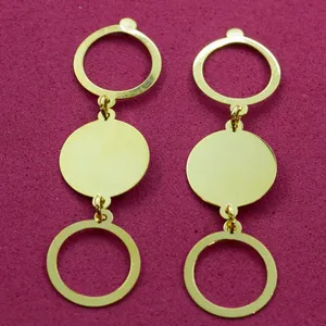 گوشواره طلا 18 عیار زنانه کانیار گالری مدل E56