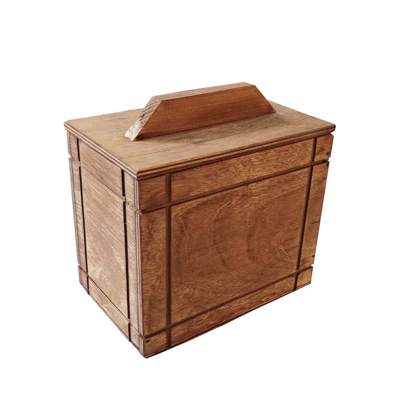 بانکه مدل چوبی طرح دو خانه