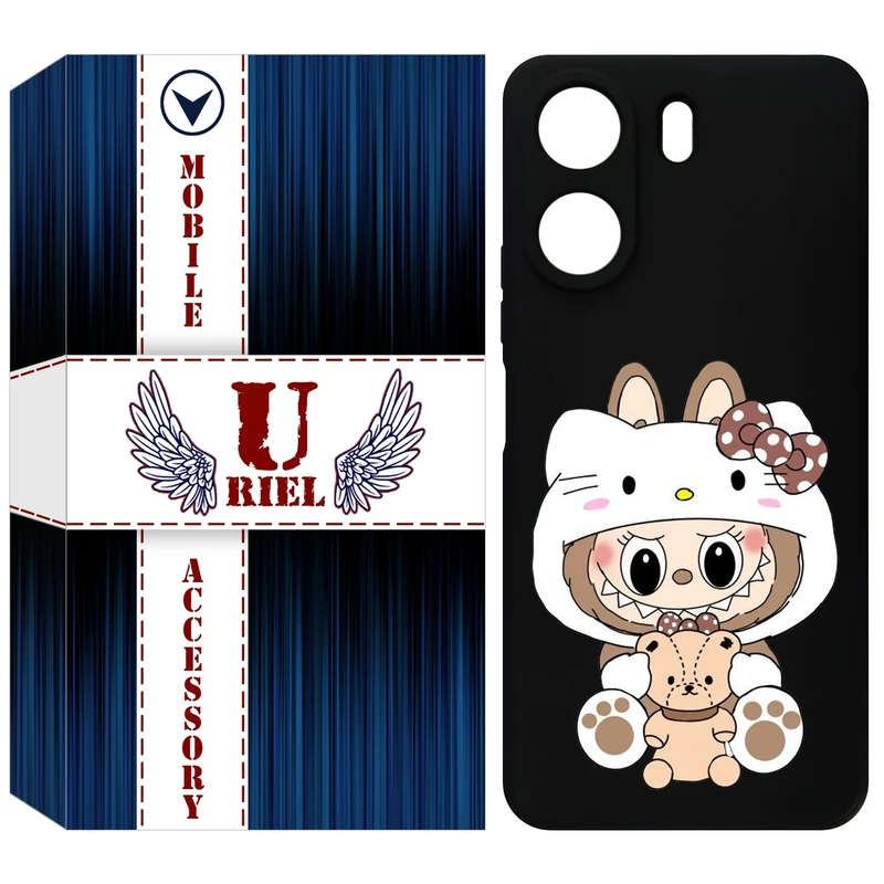 کاور یوریل مدل KSH کد 124 طرح عروسک لبوبو مناسب برای گوشی موبایل شیائومی Redmi 13C 4G / Poco C65