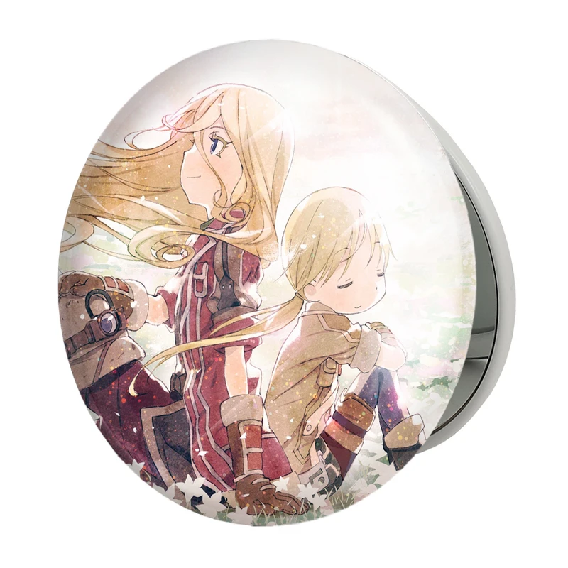 آینه جیبی خندالو طرح ریکو و لیزا انیمه ساخته شده در پرتگاه Made in Abyss مدل تاشو کد 22085 
