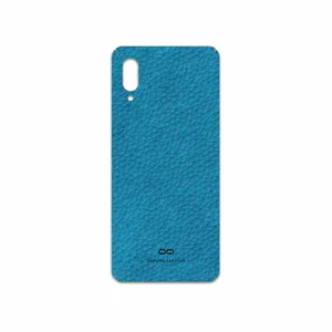 MAHOOT Blue-Leather Cover Sticker for Samsung Galaxy A02