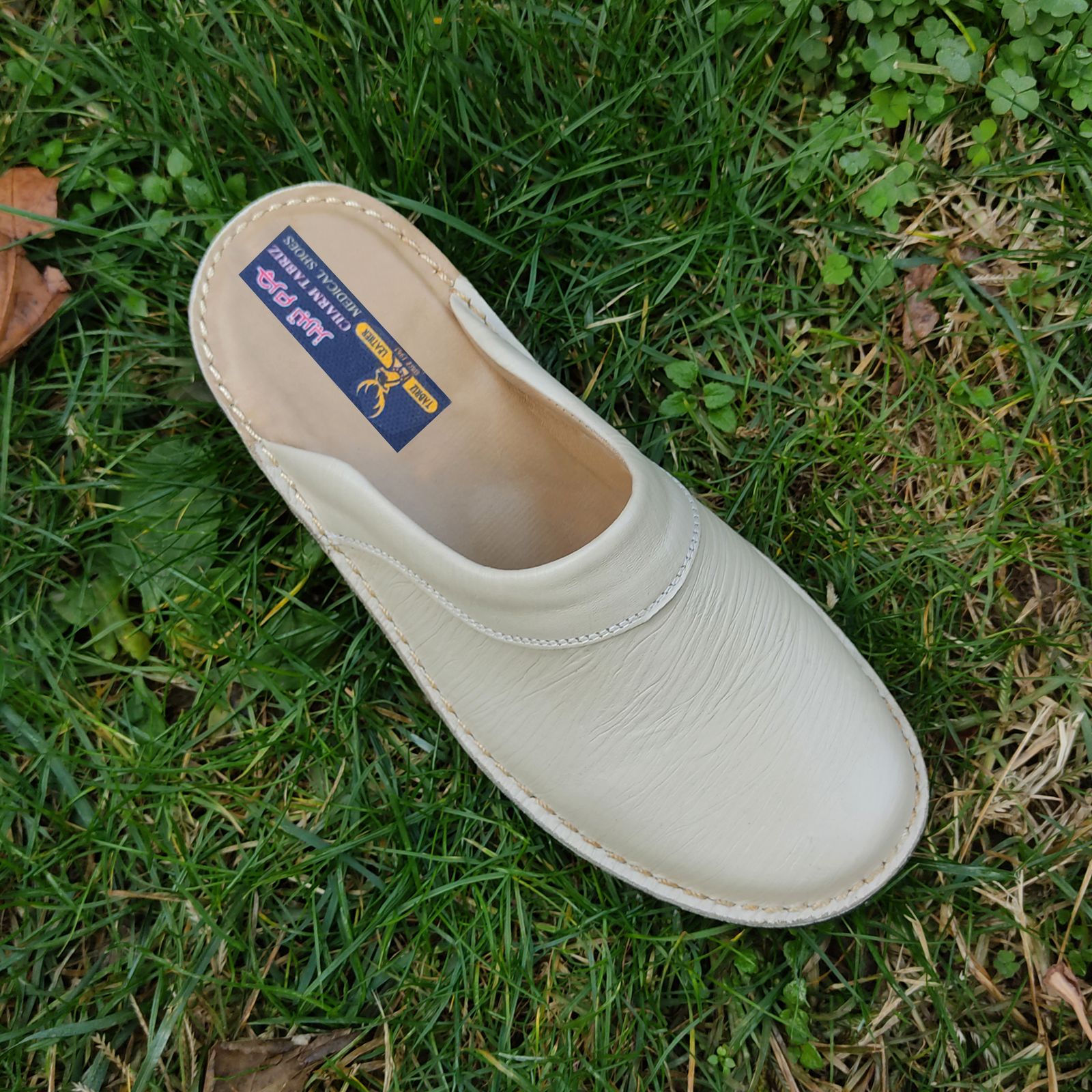 صندل مردانه چرم تبریز مدل فریدون - - 12