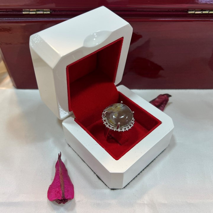 انگشتر نقره زنانه مدل شجر بهاری کد glsr-26800