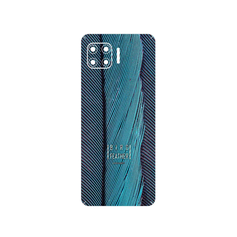 برچسب پوششی ماهوت مدل Turquoise feathers مناسب برای گوشی موبایل موتورولا Moto G 5G Plus