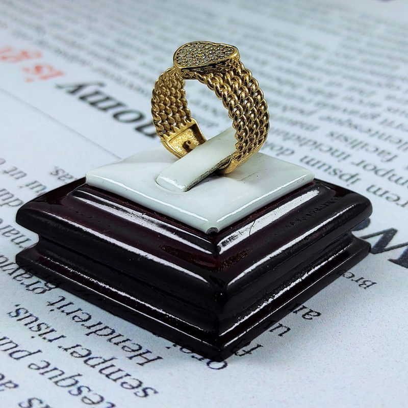 انگشتر زنانه سلین کالا مدل طلاروس دیلان Mps-6 انگشتر زنانه سلین کالا مدل طلاروس دیلان Mps-6