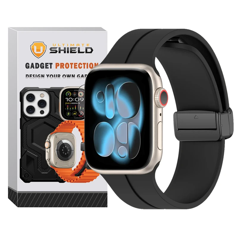 بند آلتیمیت شیلد مدل Magnetic مناسب برای اپل واچ 46 میلی متری سری 10/11