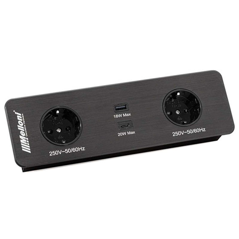 پریز توکار ملونی مدل 10056