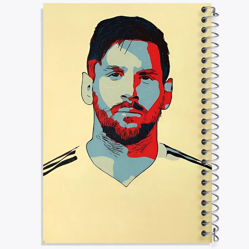 دفتر مشق 50 برگ خندالو طرح لیونل مسی کد N2832